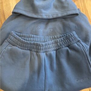 Comfrt Blue Women's Hoodie and Sweatpants Set